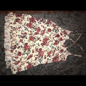 Floral dress hardly worn! Adjustable straps.
